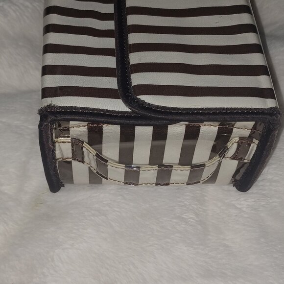 rare HB 1895 Henri Bendel Rectangle Cosmetics bag Make up - Picture 4 of 10